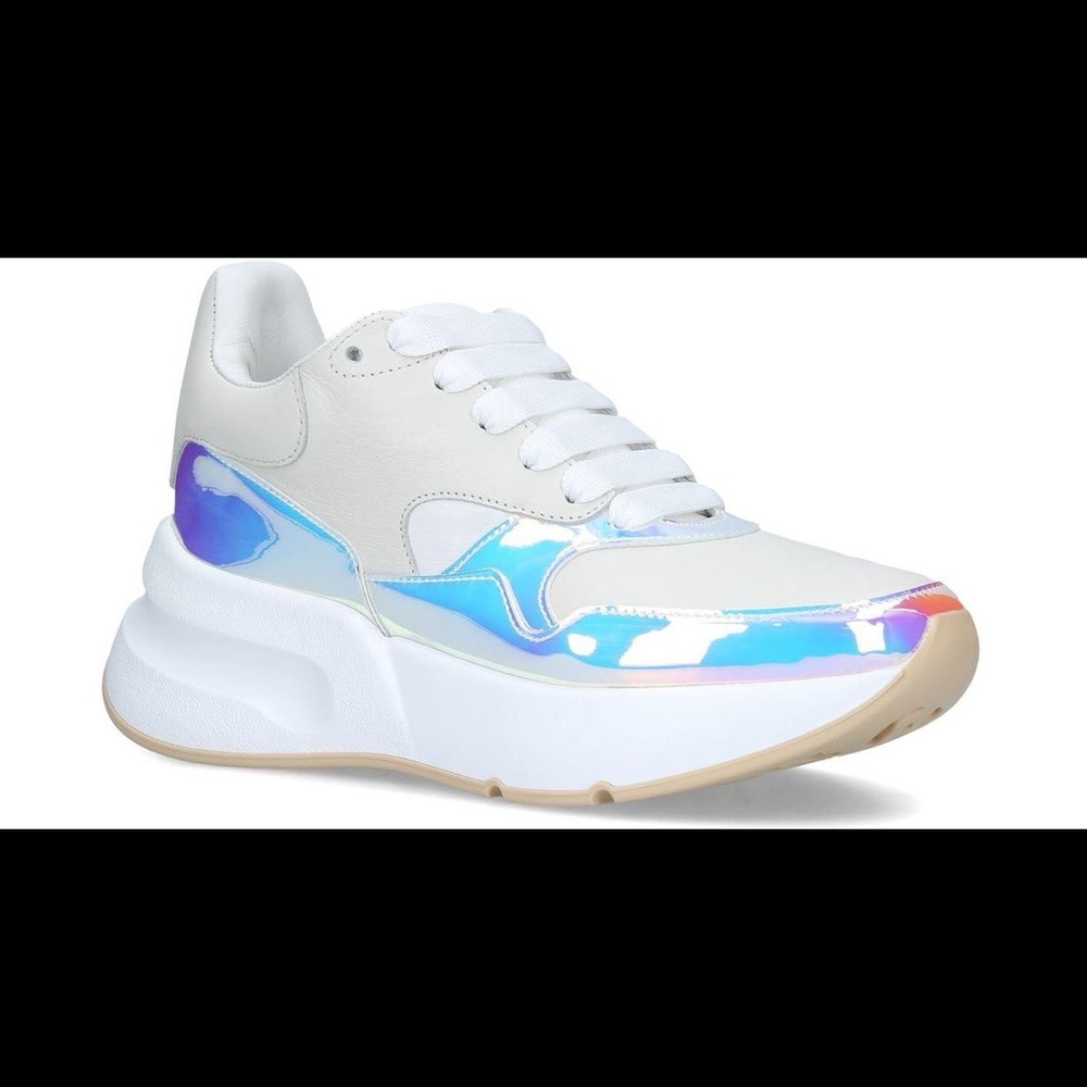 Alexander McQueen Oversized Holographic Sneakers💎